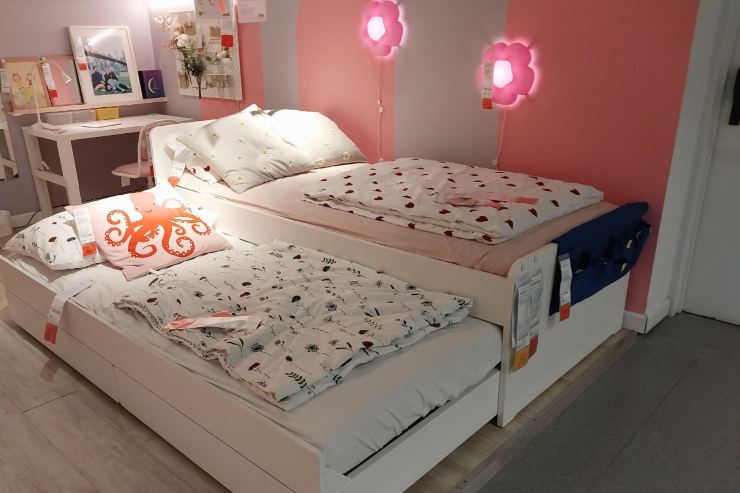 Due letti uno dei quali è estraibile