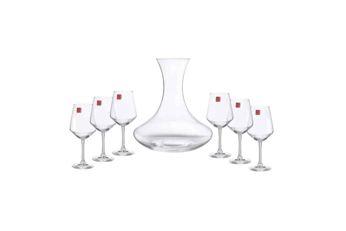 Set calici vino e decanter Kasanova