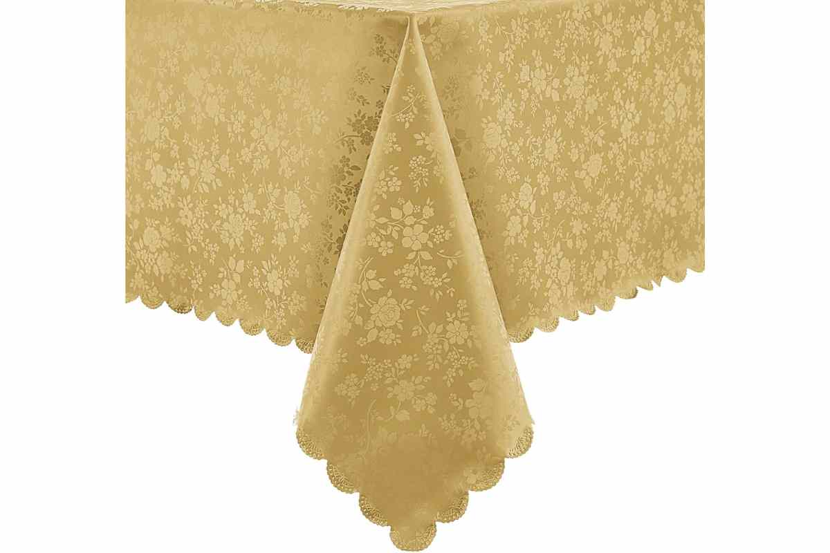 Tovaglia oro impermeabile Romanstile