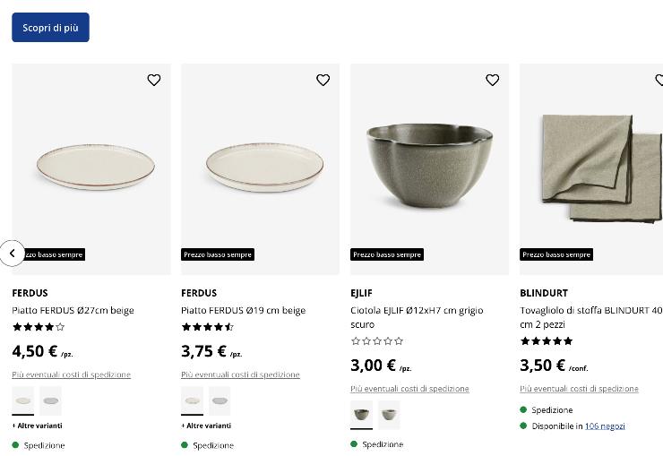 screen volantino online jysk accessori tavola natale