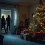 ladri in casa ed albero di natale pieno di regali
