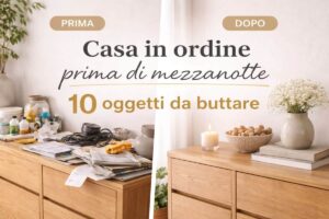 prima/dopo di un angolo di casa