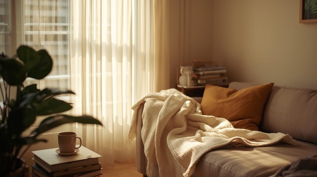 Soggiorno accogliente in stile home