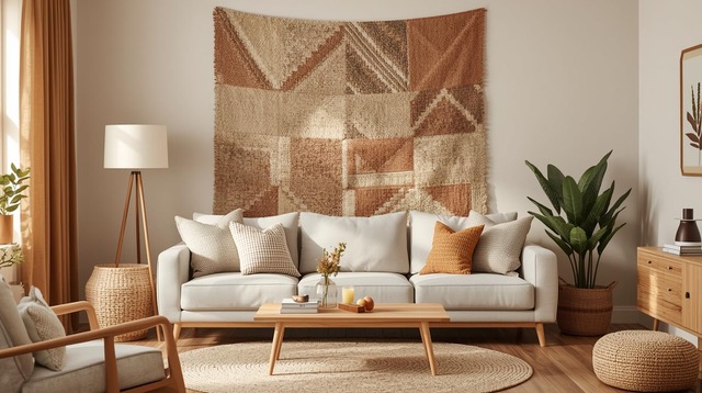 Soggiorno accogliente in stile home