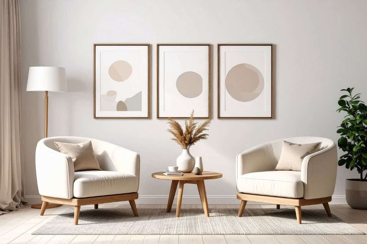 Salotto con poltrona