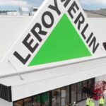 negozio leroy merlin entrata principale con insegna