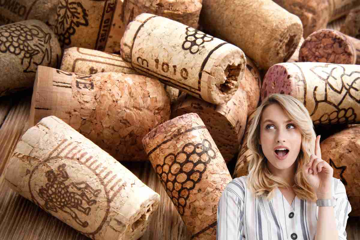 tappi di sughero donna stupita