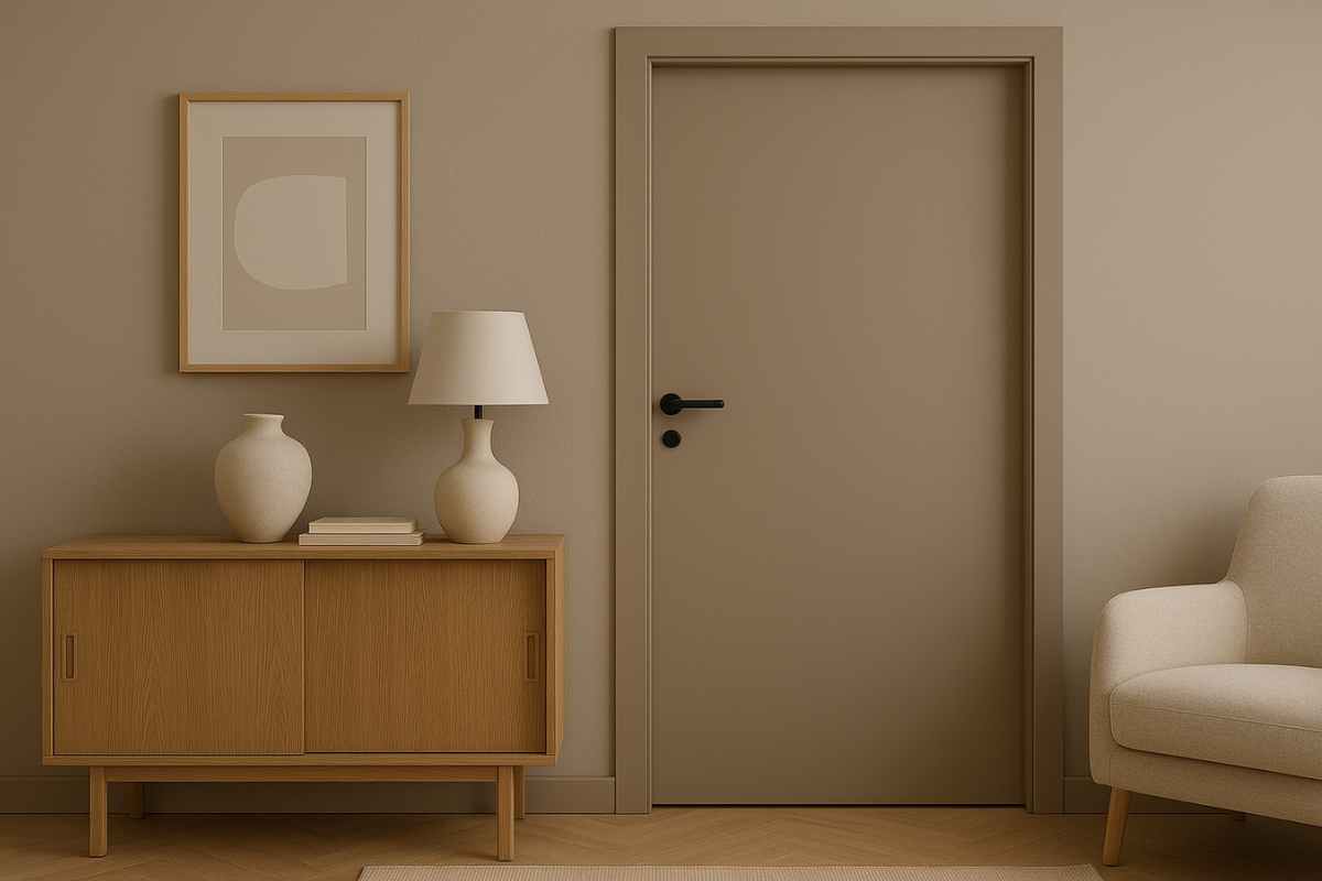 pora grigia come la parete