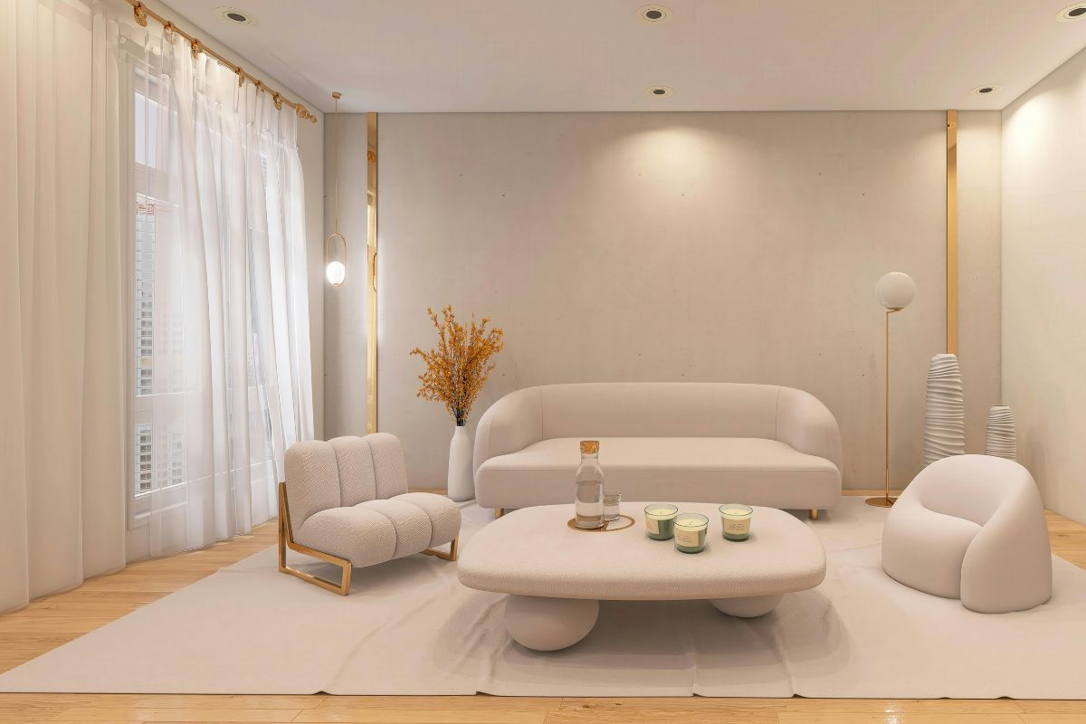 Un salone ben arredato