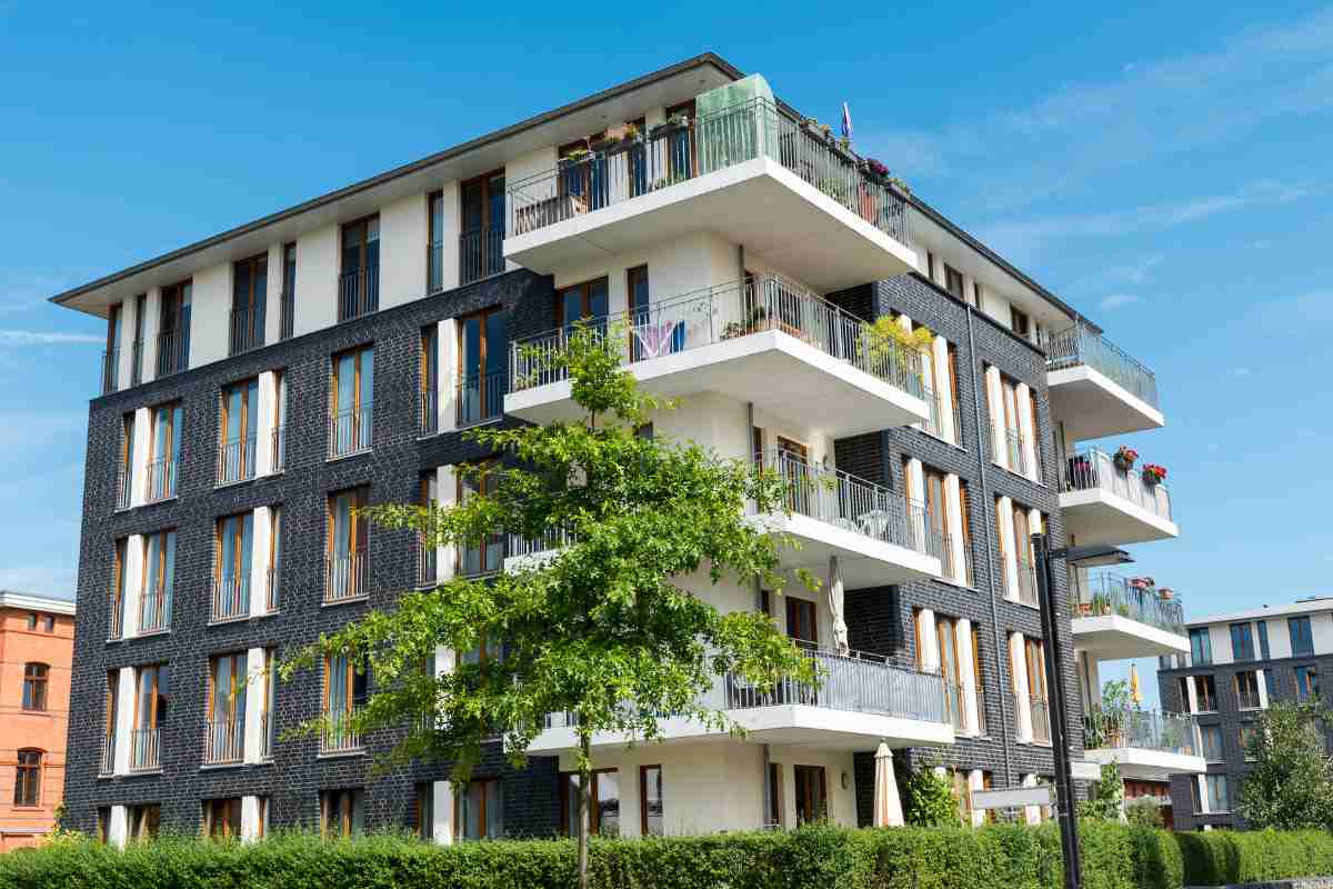 La foto di un condominio