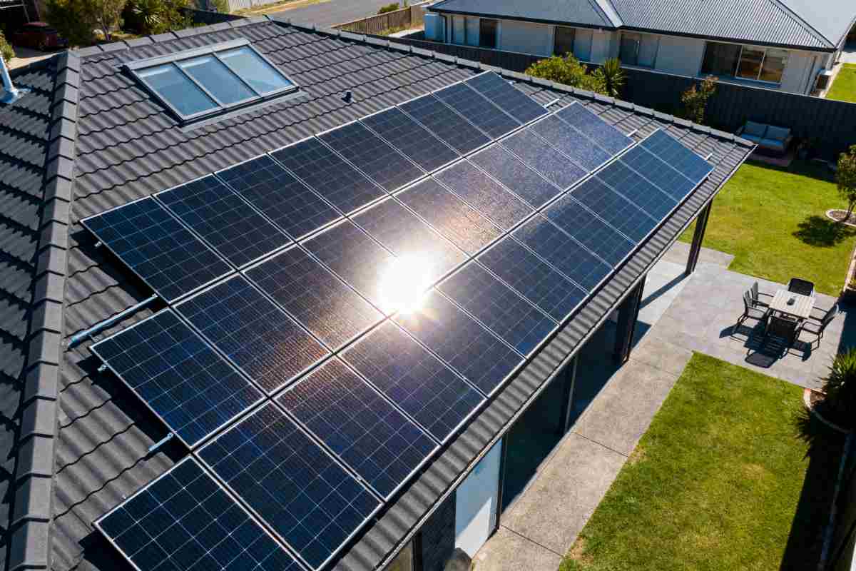 pannelli solari sul tetto
