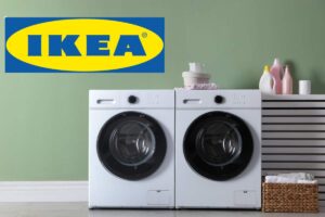 asciugatrice e lavatrice con logo ikea