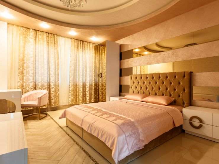 elegante camera d'albergo lussuosa