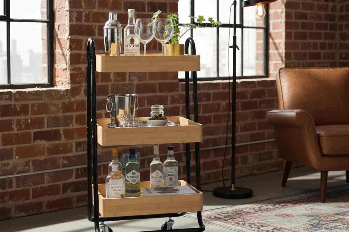 carrello in stile industrial