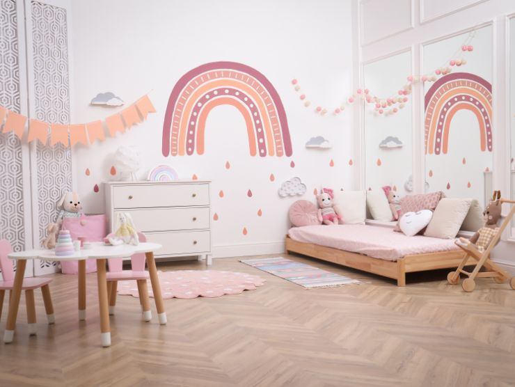cameretta per bambina stile montessoriano