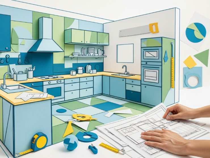 cucina in ristrutturazione