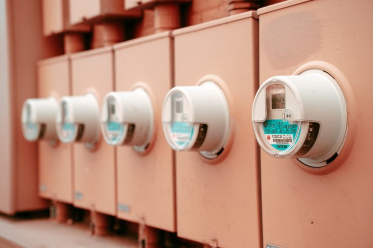 Dei contatori elettronici in funzione