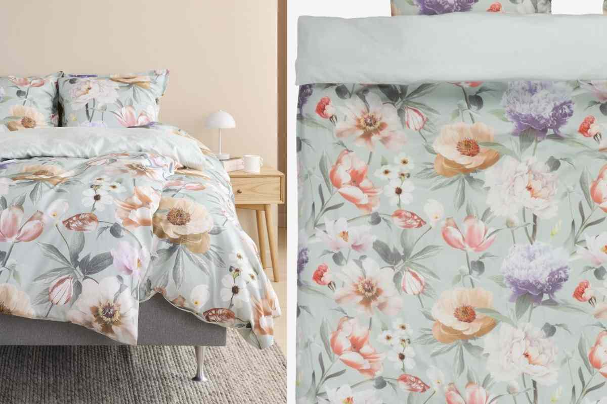 copriletto floreale di jysk