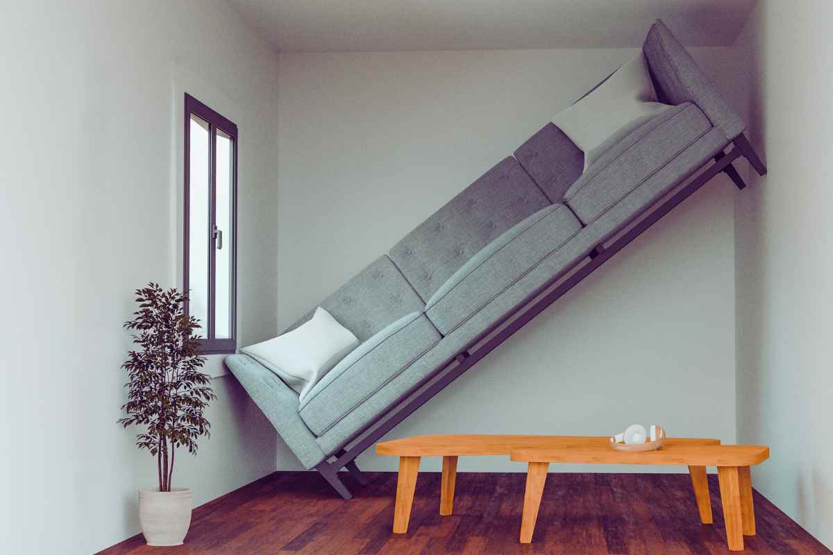 divano troppo grande rispetto alla stanza