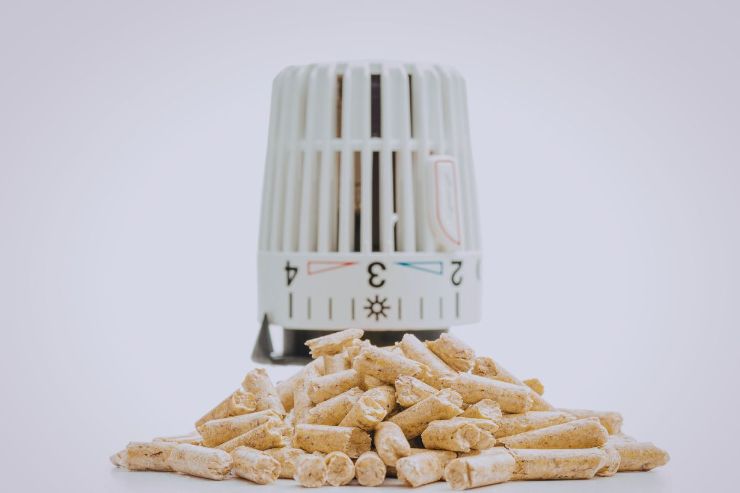 termostato e pellet