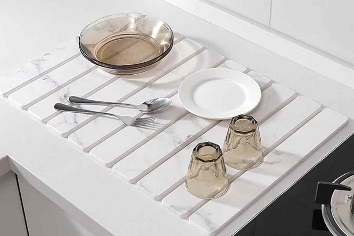 tappetino scolapiattiTerra Diatomacea