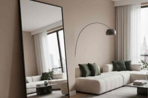 specchio in salotto classico