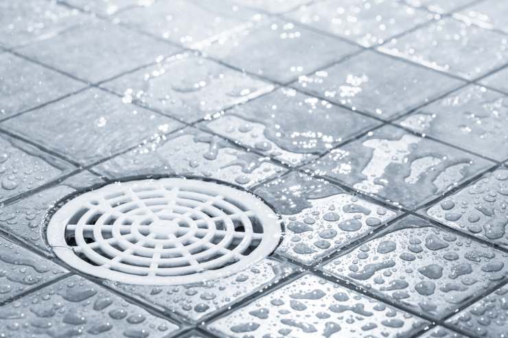 Uno scarico della doccia