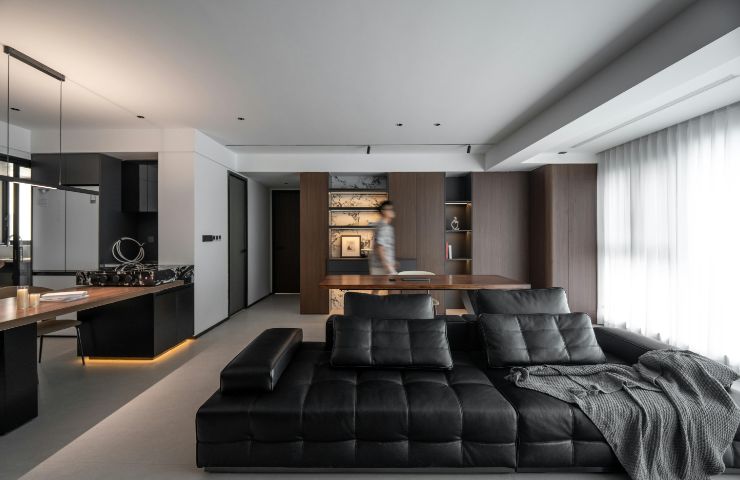 soggiorno di una casa lussuosa 