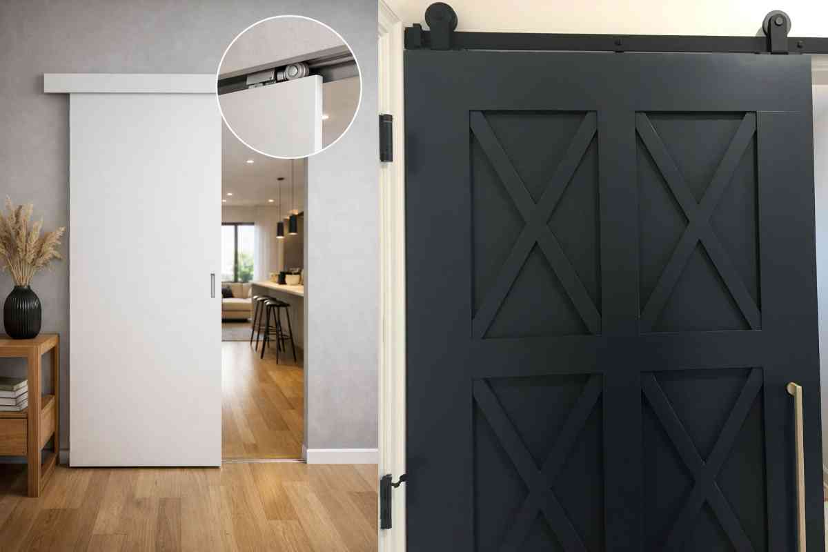 esempi di porte scorrevoli su binario magico