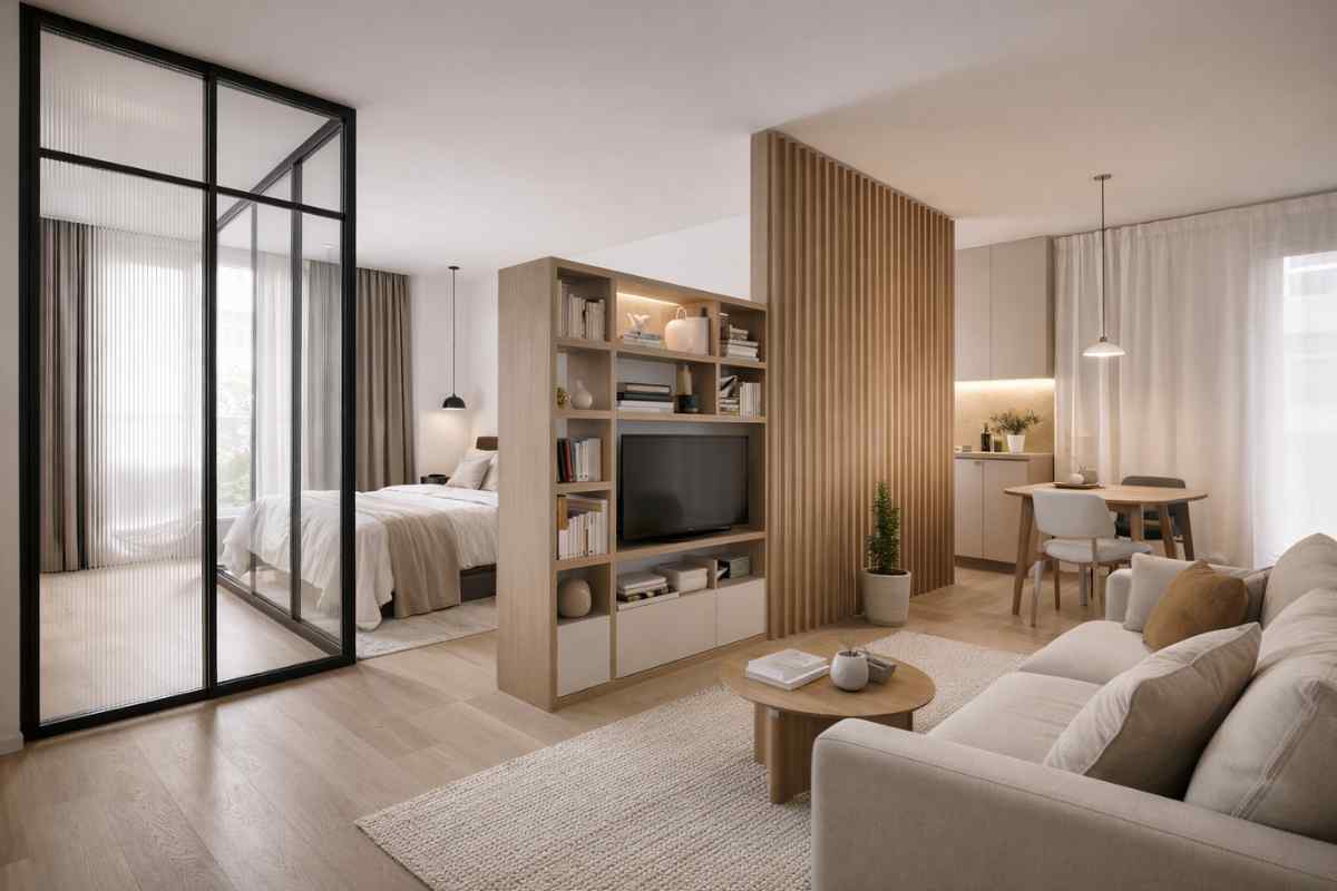 ipotetica divisione di un monolocale