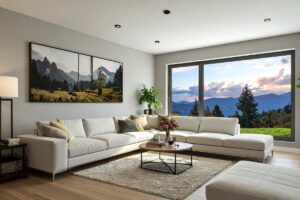 Un salotto di una casa