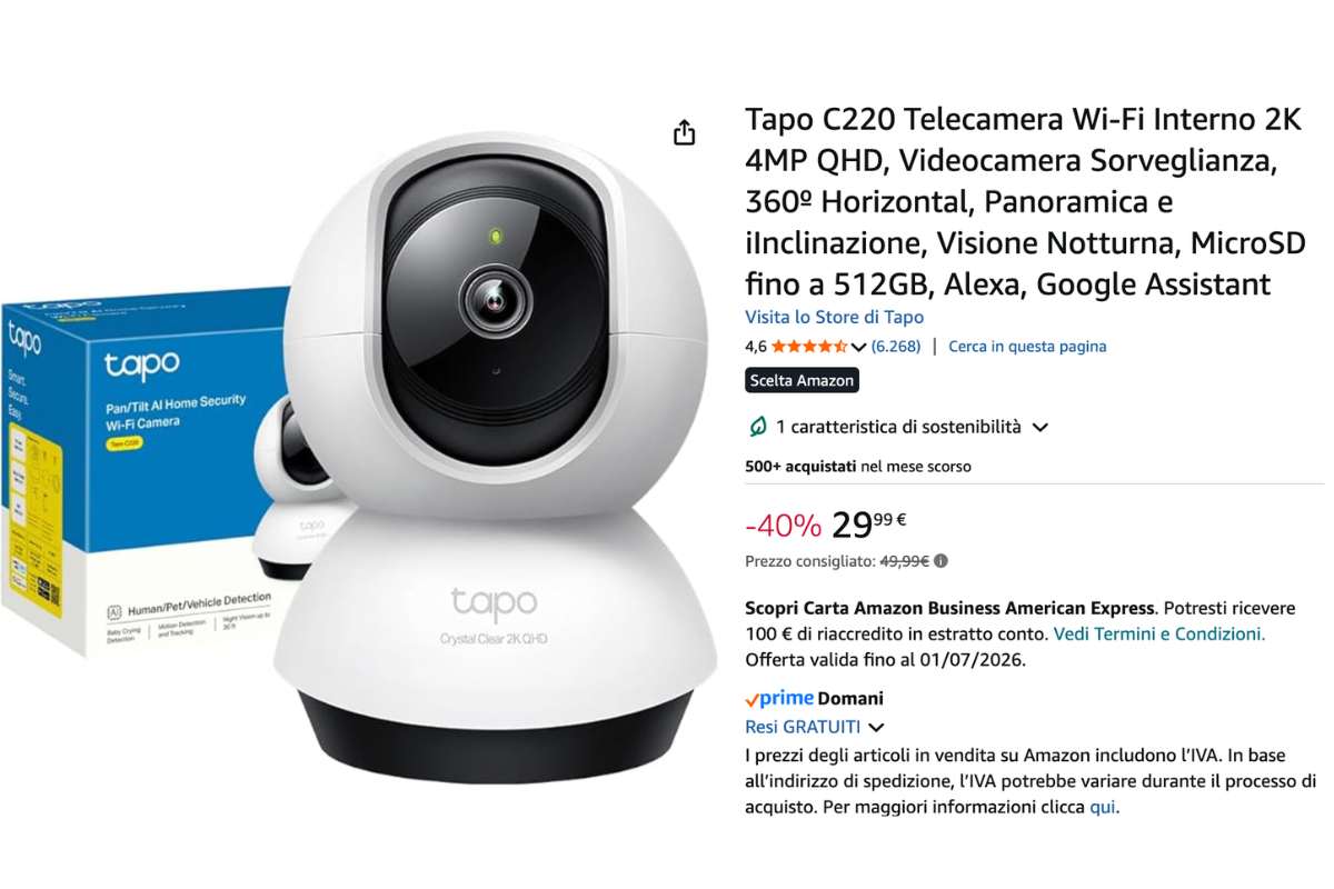telecamera amazon in offerta 