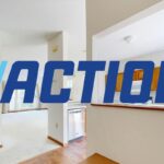 casa senza mobili e scritta al centro action