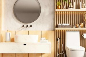 bagno in legno