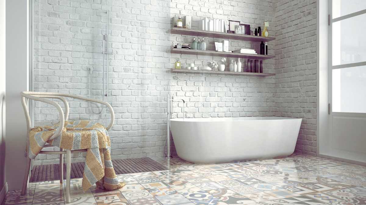 bagno stile scandinavo