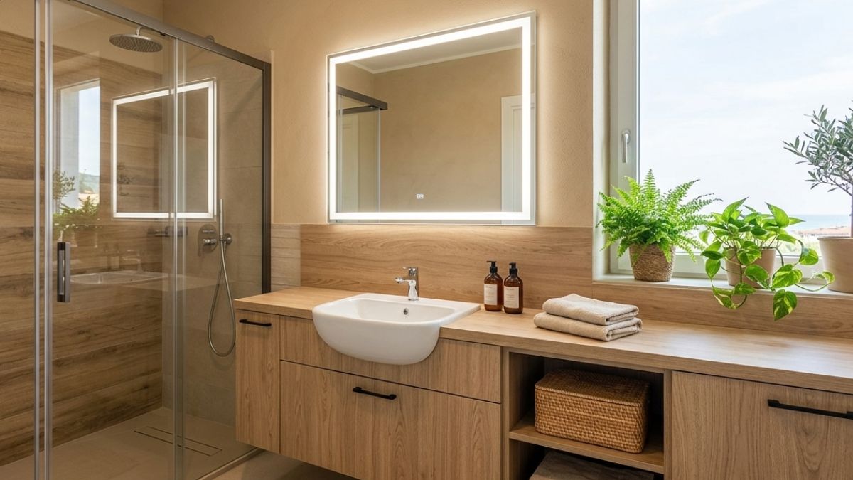 bagno in pvc simil legno