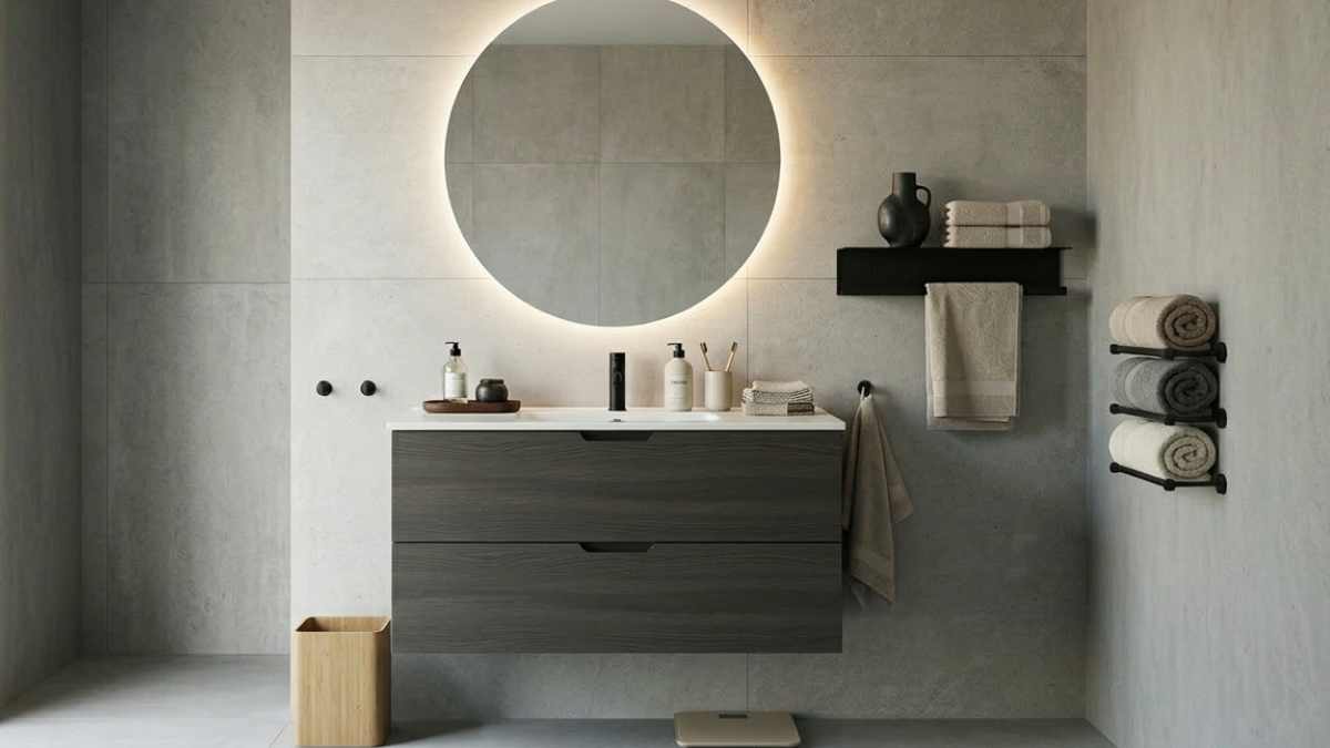 bagno minimal stile ikea