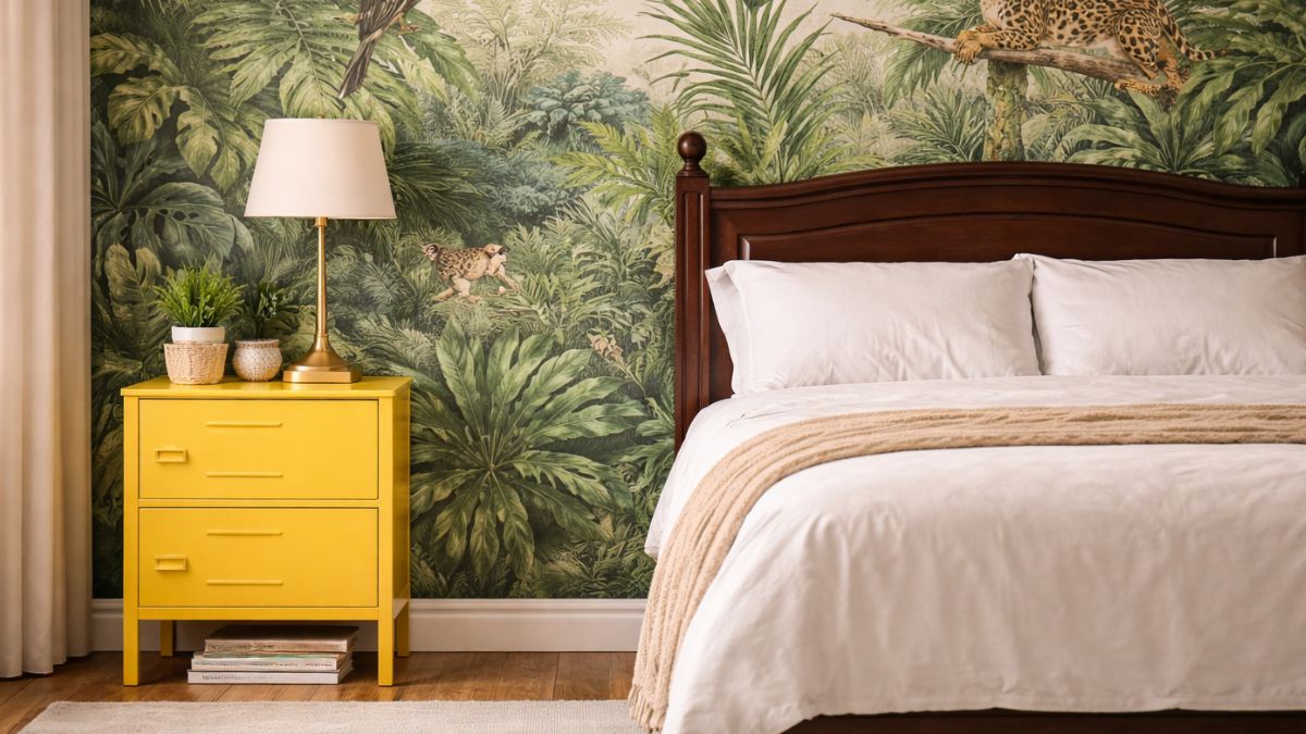 Addio ai comodini classici: come rinnovare una stanza "vecchia" spendendo il meno possibile