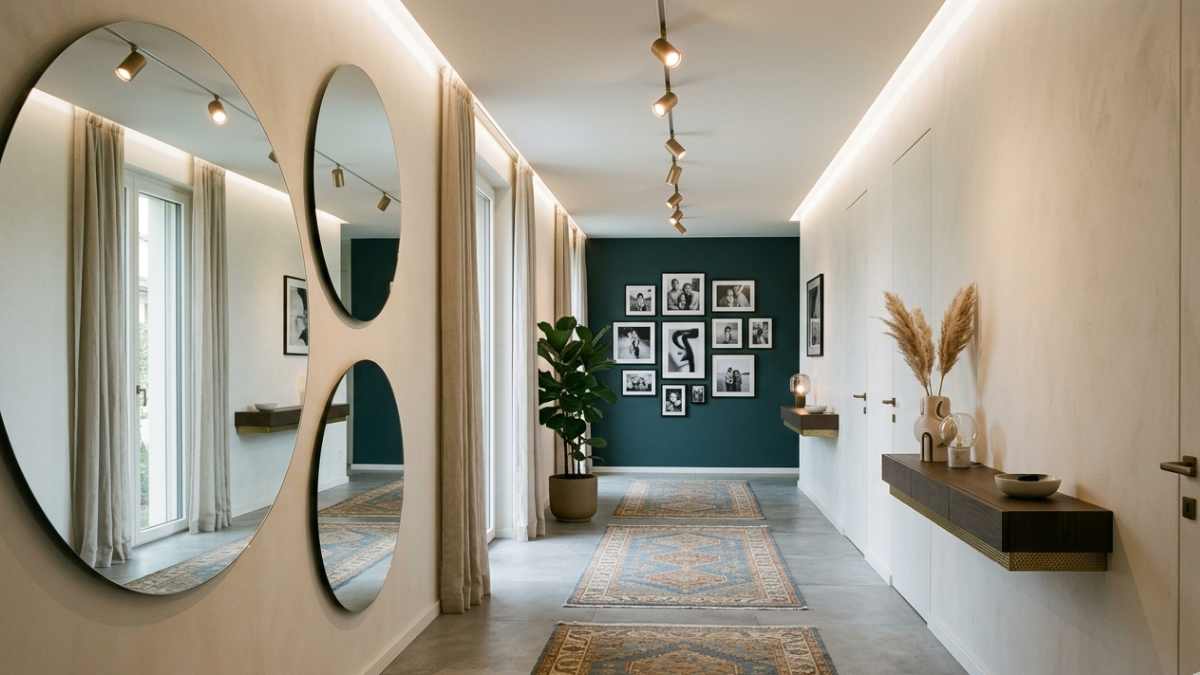 5 trucchi per far sembrare un corridoio stretto e lungo molto più accogliente