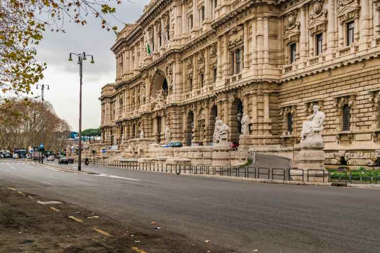 Il palazzo di Cassazione di Roma