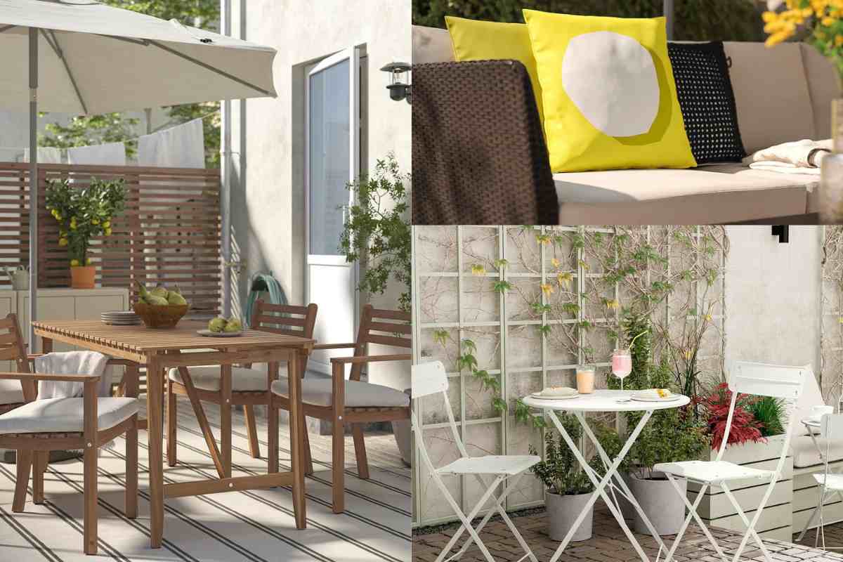 tavoli con sedie e cuscini ikea in offerta 