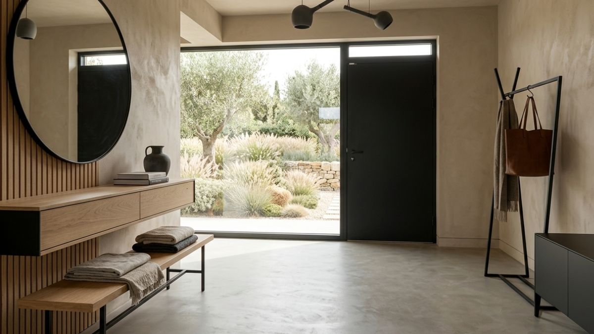 ingresso colori minimalista