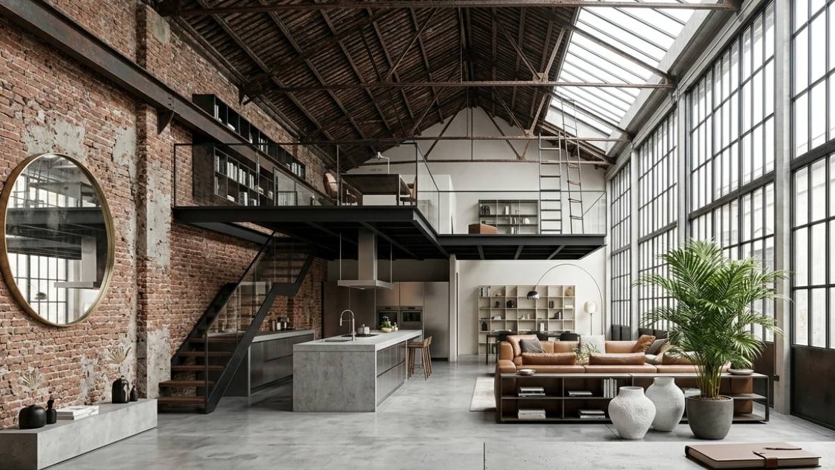 esempio di loft industriale