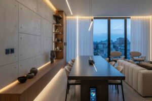 Illuminazione dinamica e scenografica: la luce come elemento architettonico per valorizzare gli ambienti domestici