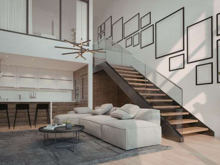 soggiorno con open space