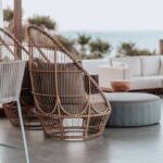 casa con terrazzo arredato