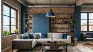 Stile Industriale nel 2026: dimentica il nero, prova il "Blu Balena" e mattone a vista