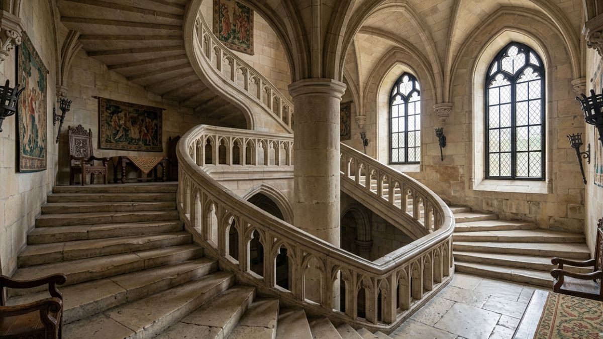 Perché le scale medievali girano tutte nello stesso verso: la spiegazione assurda ma vera