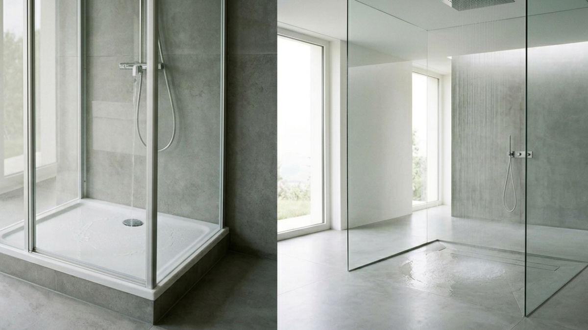 differenza tra box doccia normale ed uno a filo pavimento
