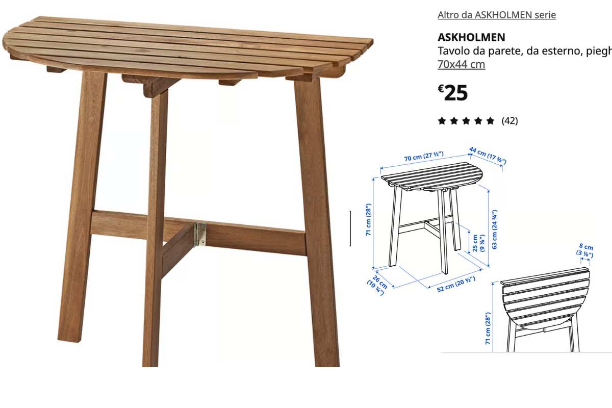 tavolo ikea per balcone 